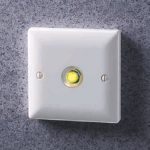 2 Wire Plated c/w Illuminated Push Time Delay Switch 230V 6A (R) 6A (F) 2A (L)