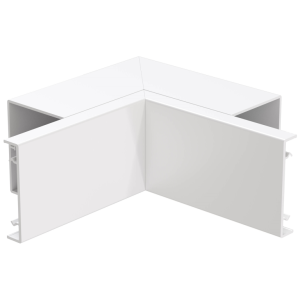 Internal 90Deg Fabricated Maxi Bend 75x75mm White