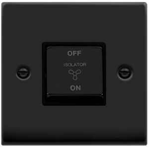 Ingot TP Fan Isolator 10A Matt Black