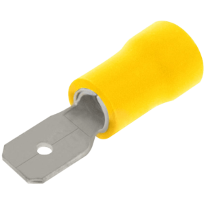 Pre-Insulated Female Push On Terminal 6.3mm Yellow