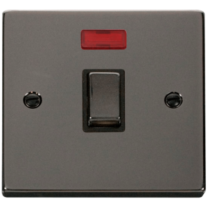 Ingot DP c/w Neon Switch 20A Black Nickel