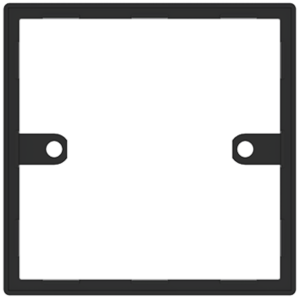 1 Gang Spacer Black