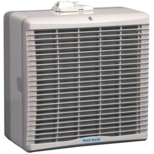 TX9WW Window c/w Shutter Fan 230mm Soft Grey