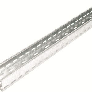 Cable Heavy Duty Return Flange Tray 75x50mmx3m Steel Hot Dipped Galvanised