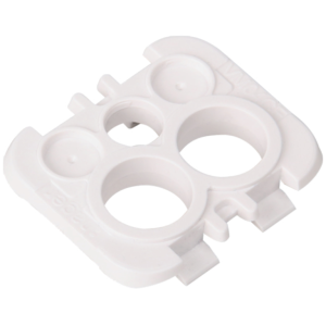Meter Tail Entry Open Plate 36x31mm White