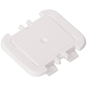 Meter Tail Entry Closed Plate 36x31mm White