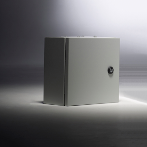 Square IP65 Enclosure 400x400x200mm Epoxy Coated Steel