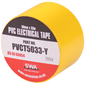 Electrical Tape 33mx50mm PVC Yellow