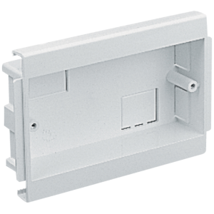 2 Gang Maxi Box 30mm White