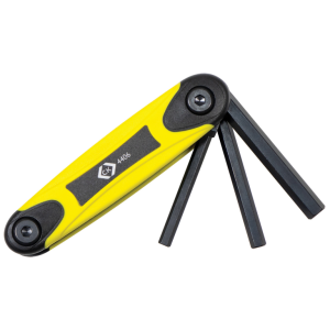 8 Piece Set Folding Hexagon Key 1.5-8mm Chrome Vanadium