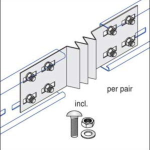 Expansion for Cable Ladder U12 Coupler Steel Hot Dipped Galvanised