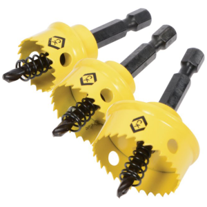 Sheet Steel Set of 3 Holesaw 20/25/32mm Cobalt Steel