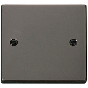 1 Gang Blanking Plate Black Nickel