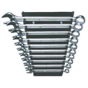 Combination Metric 10 Piece Set Spanner 8-19mm Chrome Vanadium Steel