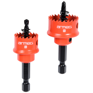 Twin Pack Holesaw 20/25mm Sheet Steel