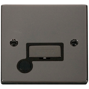 Ingot c/w Flex Outlet Connection Unit 13A Black Nickel