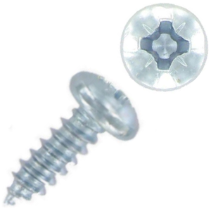 Self Tapping Pozi Pan Head Screw 8x1/2in BZP