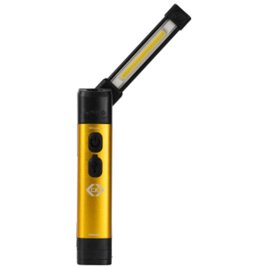 COB 400 Rechargeable Inspection Lamp 158x34x46mm Yellow/Black
