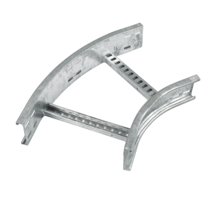 45Deg Flat for Cable Ladder U10 Bend 450mm Steel Hot Dipped Galvanised