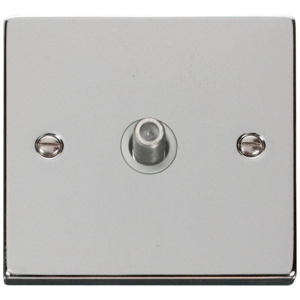 Satellite Single Socket Polished Chrome