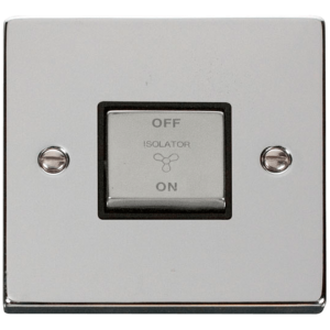 Ingot TP Fan Isolator 10A Polished Chrome