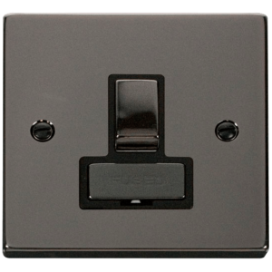Ingot Switched Connection Unit 13A Black Nickel