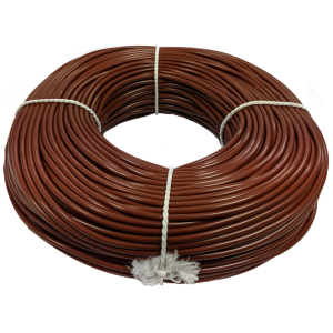 Non Shrinkable Sleeving 10mmx100m Brown PVC