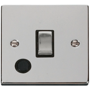 Ingot DP c/w Flex Outlet Switch 20A Polished Chrome