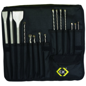 SDS Concrete & Chisel Set of 15 Drill Bit Set Carbon Steel