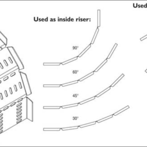 Flexible for Heavy Duty Tray Riser 225mm Steel Pre-Galvanised