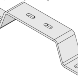 Tray Stand Off Bracket 100mm Steel Hot Dipped Galvanised