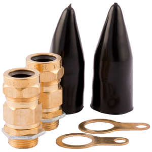 Outdoor Cable Gland Pack 20mm S Brass