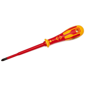 Slim Phillips VDE Screwdriver PH1x100mm Molybdenum-Vanadium Steel