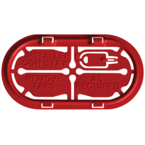 Consumer Unit Insulated Pk=5 Cable Entry Section Red Plastic