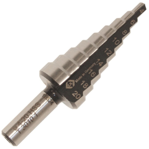 Multistep Dual Flute Step Drill Bit 6-32mm HSS