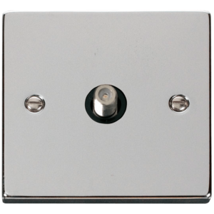 Satellite Single Socket Polished Chrome