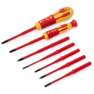 Interchangeable Slim Bladed VDE Screwdriver Molybdenum-Vanadium Steel