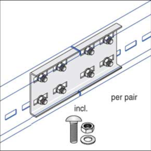 Straight for Cable Ladder U15 Coupler Steel Hot Dipped Galvanised