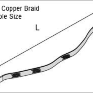 Earth Strap 100mm Copper