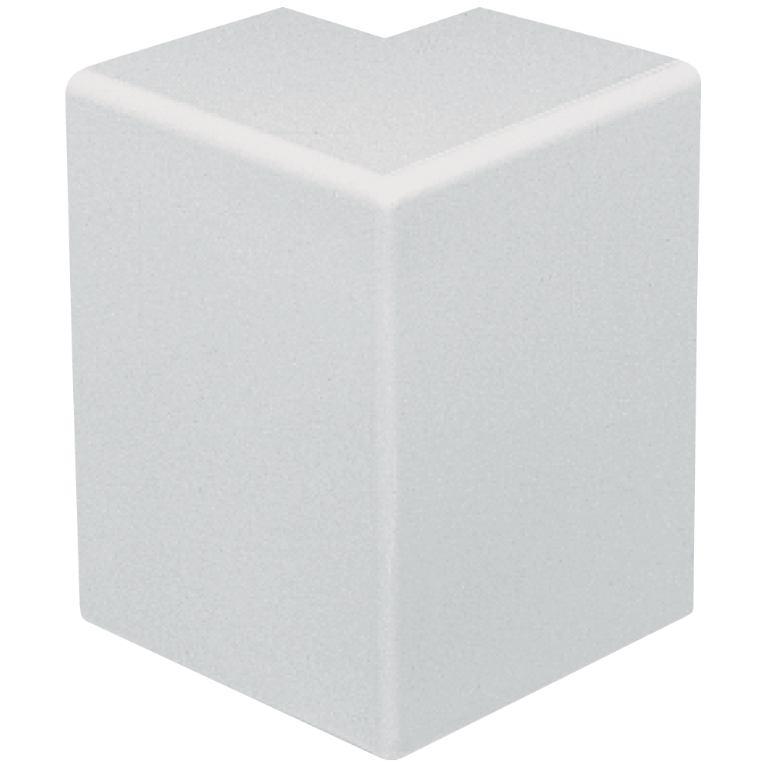 External 90Deg Clip-On Maxi Bend 100x50mm White