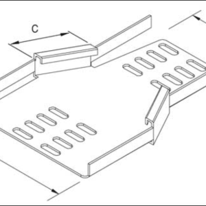 for Medium Duty Tray Reducer 150-100mm Steel Hot Dipped Galvanised