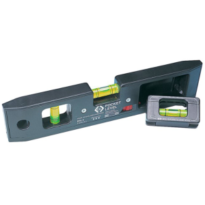 Pocket & Line Spirit Level 210mm Carbon Steel