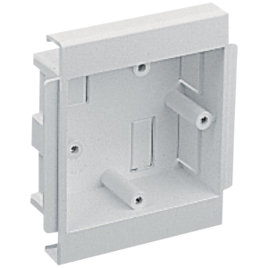 1 Gang Maxi Box 30mm White