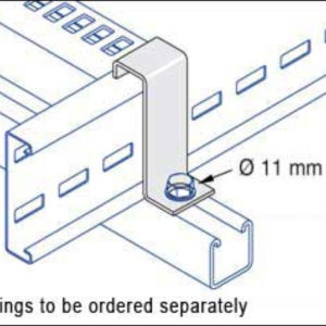 Hold Down for Cable Ladder U12 Bracket Steel Hot Dipped Galvanised