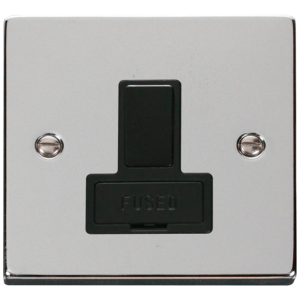 Switched Fused Connection Unit 13A Polished Chrome